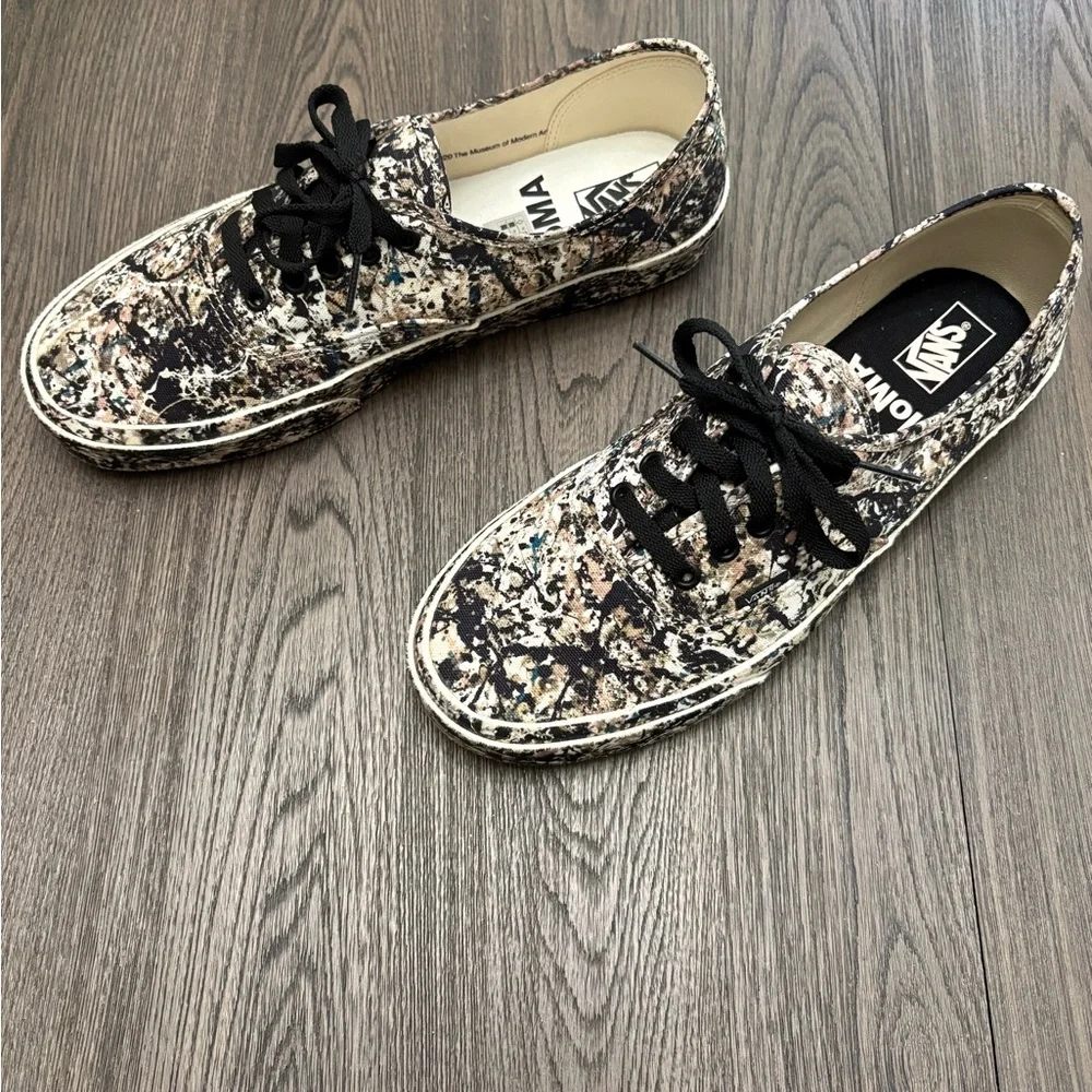 Vans x MoMA Jackson Pollock Authentic Sneakers Men’s 11 - Picture 3 of 5